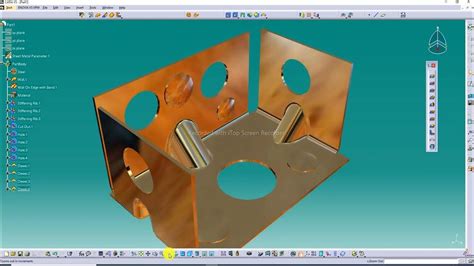 catia sheet metal tutorial|sheet metal stiffening rib design.